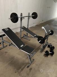 palestra completa kit pesi da 110