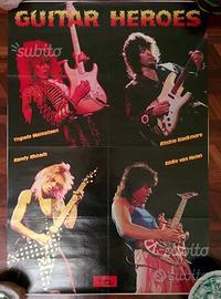 Poster blackmore van halen malmsteen rhoads+ Slaye