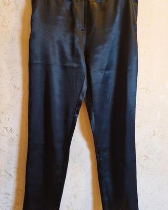 Pantaloni tessuto lucido a sigaretta TG 44