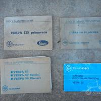 libretto uso manutenzione piaggio vespa ciao si