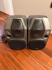 Casse stereo akai amplificate con bluetooth