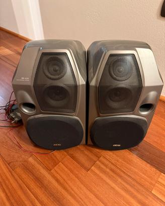 Casse stereo akai amplificate con bluetooth