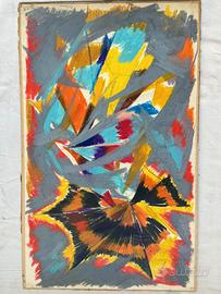 Pagani - tecnica mista su carta