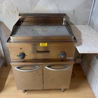Fry Top Elettrico DEXION Piastra Liscia su Mobile