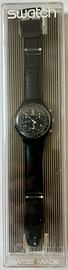 Swatch crono con cinturino in pelle