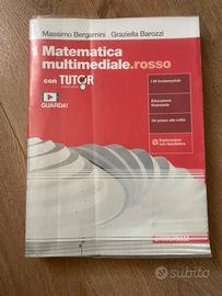 libro matematica "matematica multimediale.rosso"