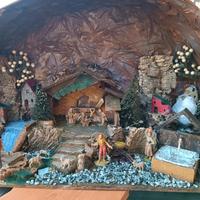 presepe completo di tutto.