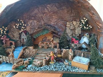 presepe completo di tutto.