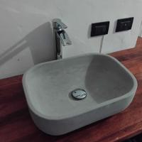 Lavello da appoggio in pietra naturale ricomposta