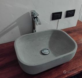 Lavello da appoggio in pietra naturale ricomposta