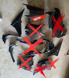 Componenti aprilia rs 660 carene sella scarico