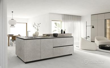 Cucine anche su Misura con Isola Penisola Colonne