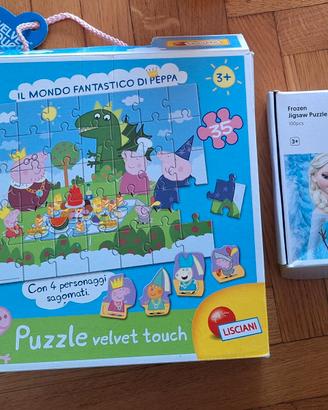 2 puzzles per bambini