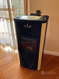 Stufa a pellet nordica Graziosa Steel extraflame