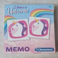 Memory Clementoni I believe in Unicorns