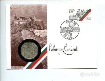 GERMANIA 5 MARCHI 1951 ARGENTO FRANCOBOLLO