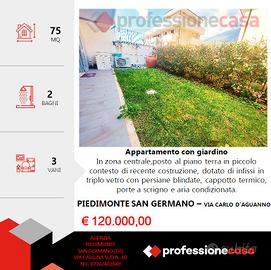 Appartamento con giardino,recente costruzione