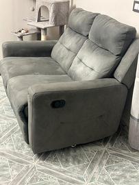 DIVANO 2 posti con Recliner Manuale