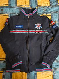 Felpa con zip Sparco Martini Racing Blue Marine