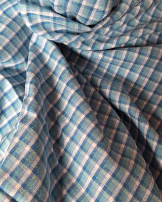 Scampolo stoffa tessuto a quadri 7 metri x 72 cent