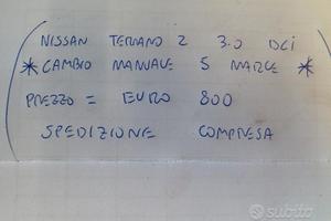 Cambio manuale 5 marce terrano 2 3.0 dci