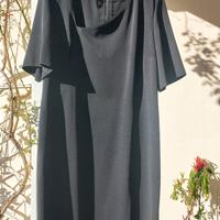 Vestito nero longuette