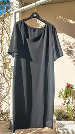 Vestito nero longuette