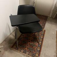 Sedie con scrittoio, ribaltina