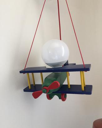 Lampada Flugzeug per cameretta bambini