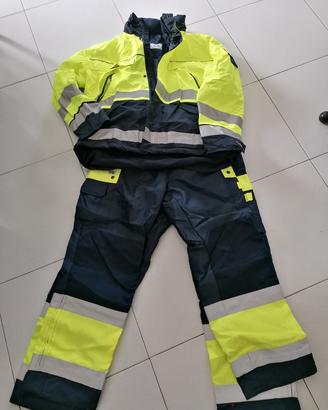 giubbotto tuta alta visibilità 