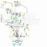 SERBATOIO BENZINA ORIGINALE YAMAHA X-MAX 125-300-4