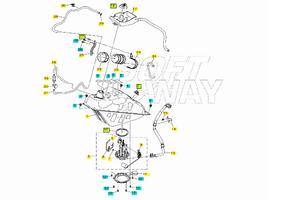 SERBATOIO BENZINA ORIGINALE YAMAHA X-MAX 125-300-4