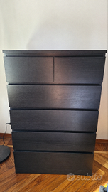 MALM Cassettiera con 6 cassetti