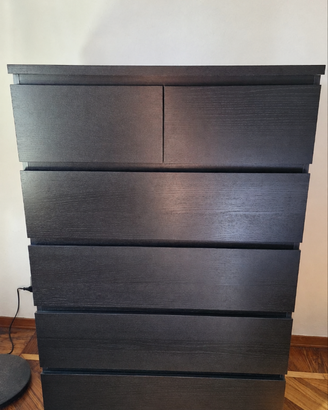 MALM Cassettiera con 6 cassetti