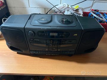 Radio stereo JVC doppio cd e doppia piastra