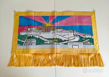 Arazzo tibetano artigianale 80× 50