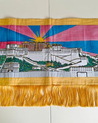 Arazzo tibetano artigianale 80× 50