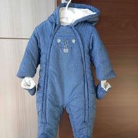 Tuta termica imbottita neonato 9 mesi