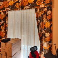 tenda con mantovana di qualità completa di binario