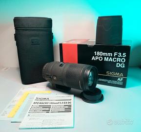 Sigma 180mm per Nikon f3.5