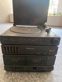 Vecchio giradischi 45/33 giri Philco