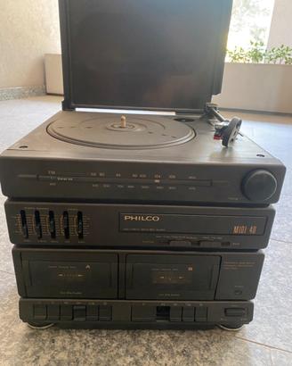 Vecchio giradischi 45/33 giri Philco