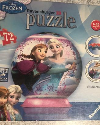 Frozen puzzle in 3D