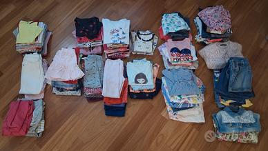 Stock abbigliamento bambina dai 2 anni ai 5 anni