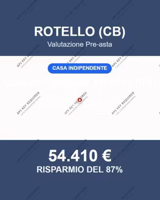 Immobile in asta di 196 m² a Rotello