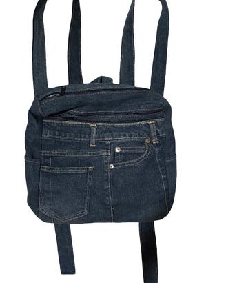 Zaino artigianale in jeans upcycled - Style Casual