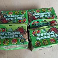 muschio naturale per anfibi, rane, salamandre