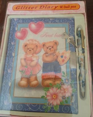 Diario segreto degli anni 80-90 Diary glitter