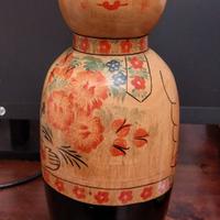 Bambolina russa in legno anni '70