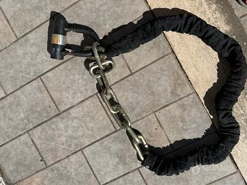 Catena antifurto moto FAI by Viro con lucchetto